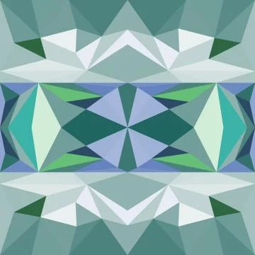 Seamless geometric pattern in pop art design. Vector art. Stock Illustration