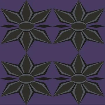 Seamless geometric pattern in pop art design. Vector art. Stock Illustration