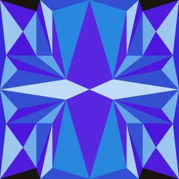 Seamless geometric pattern in pop art design. Vector abstract art. Stock Illustration