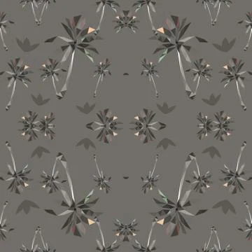 Seamless geometric pattern in pop art design. Vector abstract art. Stock Illustration