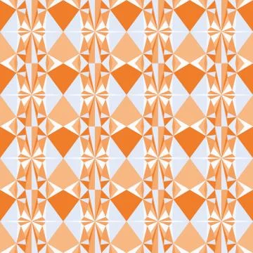 Seamless geometric pattern in pop art design. Vector abstract art. Stock Illustration