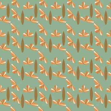 Seamless geometric pattern in pop art design. Vector abstract art. Stock Illustration