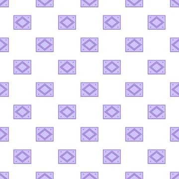 Seamless geometric pattern with purple and lilac diamonds 스톡 일러스트