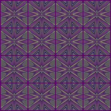 Seamless geometric pattern in a purple color Stock Illustration