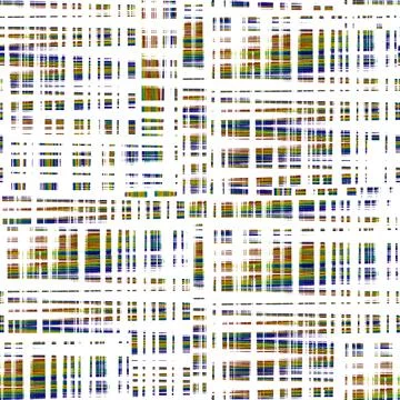 Seamless geometric pattern in rainbow Stock Illustration