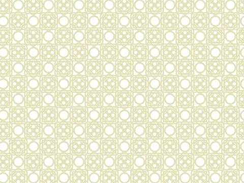 Seamless Geometric Pattern with Repeating Circle and Square Motifs in a Lig.. Illustrazione stock