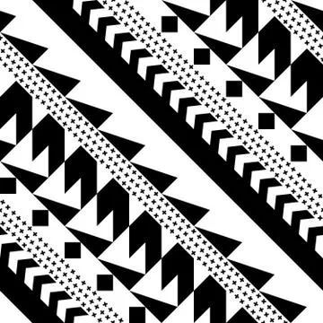 Seamless geometric pattern. Repeating ethnic ornamental design. Zigzag and Stock Illustration