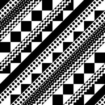 Seamless geometric pattern. Repeating ethnic ornamental design. Zigzag and Stock Illustration