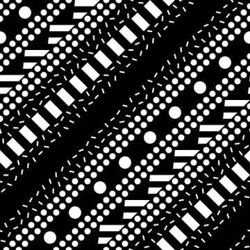 Seamless geometric pattern. Repeating ethnic ornamental design. Zigzag and Stock Illustration