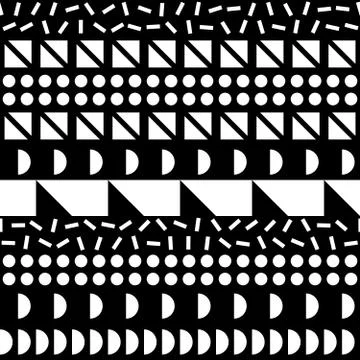 Seamless geometric pattern. Repeating ethnic ornamental design. Zigzag and Stock Illustration