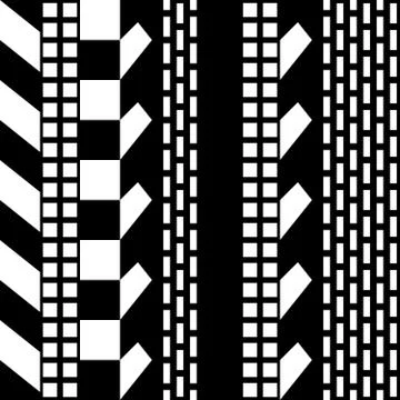 Seamless geometric pattern. Repeating ethnic ornamental design. Zigzag and Stock Illustration