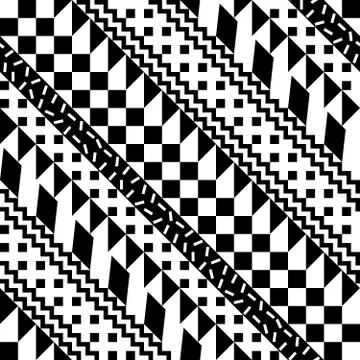 Seamless geometric pattern. Repeating ethnic ornamental design. Zigzag and Stock Illustration