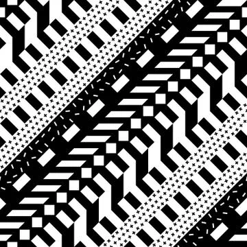 Seamless geometric pattern. Repeating ethnic ornamental design. Zigzag and Stock Illustration