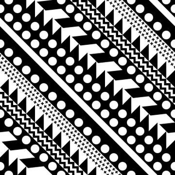 Seamless geometric pattern. Repeating ethnic ornamental design. Zigzag and Stock Illustration