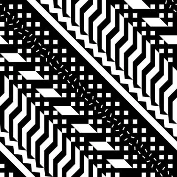 Seamless geometric pattern. Repeating ethnic ornamental design. Zigzag and Stock Illustration