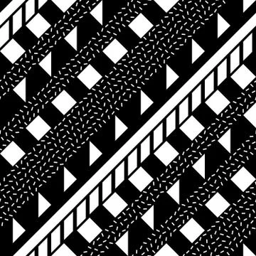 Seamless geometric pattern. Repeating ethnic ornamental design. Zigzag and Stock Illustration