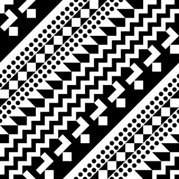 Seamless geometric pattern. Repeating ethnic ornamental design. Zigzag and イラスト素材