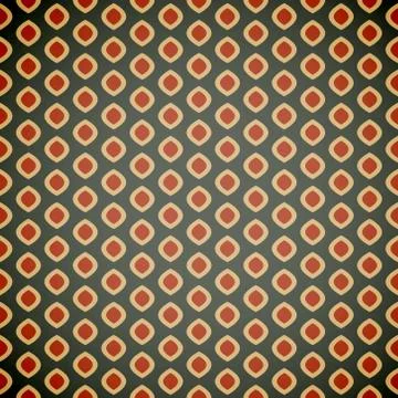 Seamless geometric pattern in retro colors Stock Illustration