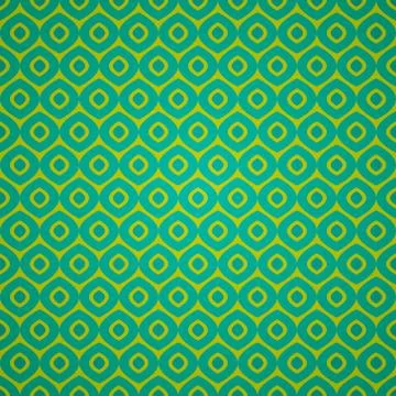 Seamless geometric pattern in retro green colors Ilustração Stock