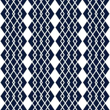 Seamless geometric pattern with rhombus Illustrazione stock