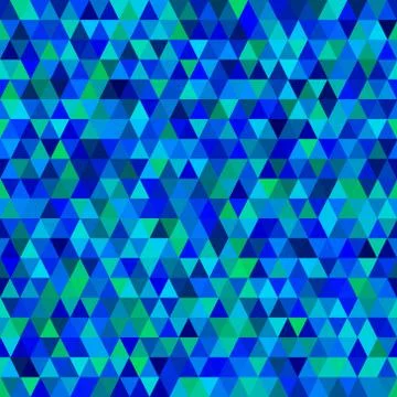 Seamless geometric pattern with rhombuses and triangles in lilac - blue tones Stock Illustration