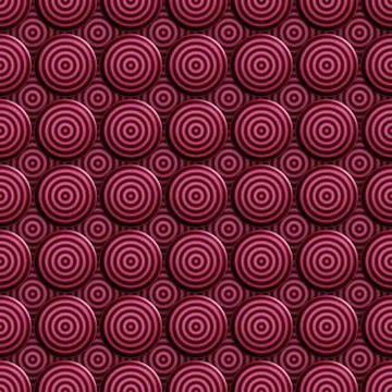 Seamless geometric pattern with rings Stock Illustration