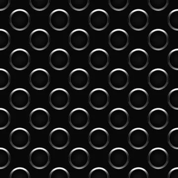 Seamless geometric pattern with rings Stock Illustration