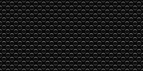 Seamless geometric pattern with rings Stock Illustration