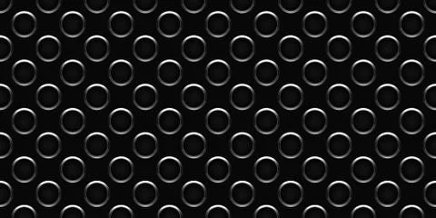 Seamless geometric pattern with rings Stock Illustration