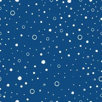 Seamless geometric pattern with rings Stock Illustration