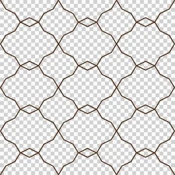 Seamless geometric pattern. Simple abstract lines lattice. Repeating elemen.. 스톡 일러스트
