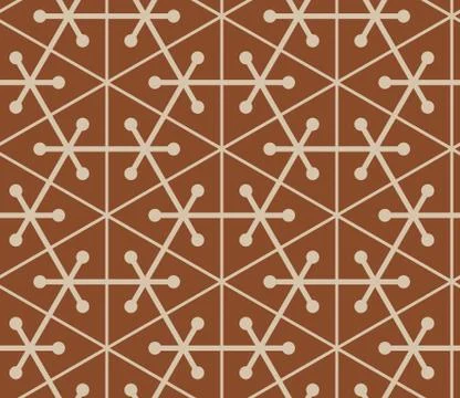 Seamless geometric pattern simple flat vector illustration Illustrazione stock