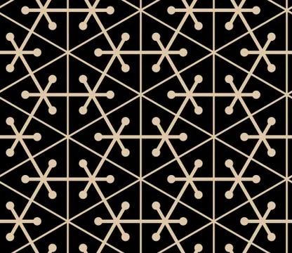 Seamless geometric pattern simple flat vector illustration Illustrazione stock