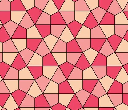 Seamless geometric pattern simple flat vector illustration. Lined geometric c Stock Illustration