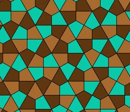 Seamless geometric pattern simple flat vector illustration. Lined geometric c Illustrazione stock