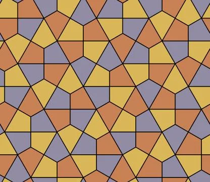 Seamless geometric pattern simple flat vector illustration. Lined geometric c イラスト素材