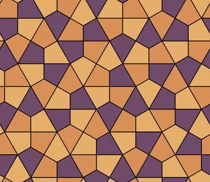 Seamless geometric pattern simple flat vector illustration. Lined geometric c Stock Illustration