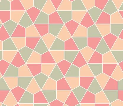 Seamless geometric pattern simple flat vector illustration. Lined geometric c Stock Illustration