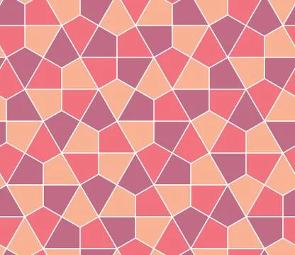 Seamless geometric pattern simple flat vector illustration. Lined geometric c Illustrazione stock