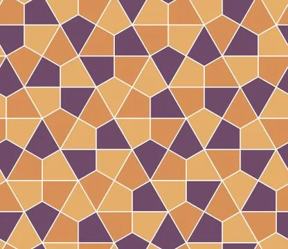 Seamless geometric pattern simple flat vector illustration. Lined geometric c Illustrazione stock