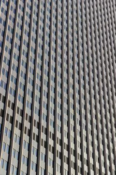 Seamless geometric pattern of a skyscraper Stockfoto's