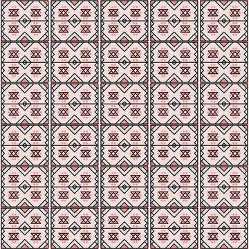 Seamless geometric pattern with squares Stock Illustration