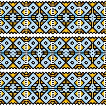 Seamless geometric pattern with squares Stock Illustration
