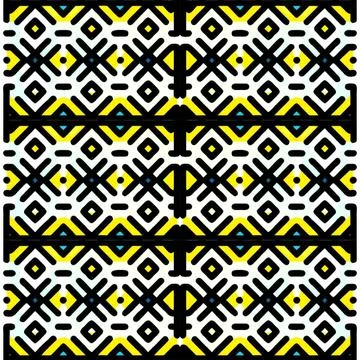 Seamless geometric pattern with squares Stock Illustration