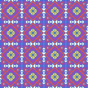Seamless geometric pattern with squares Stock Illustration