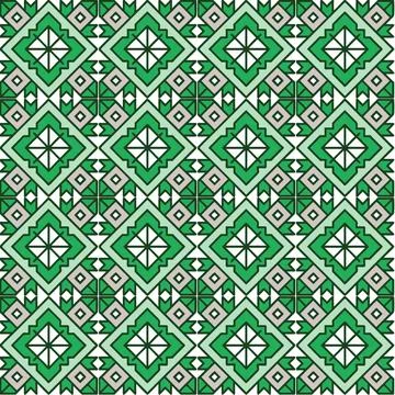 Seamless geometric pattern with squares Stock Illustration