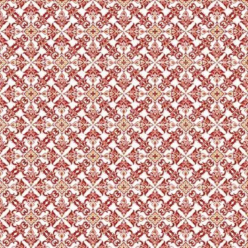 Seamless geometric pattern with squares Stock Illustration
