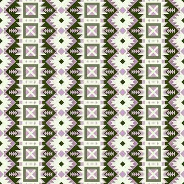 Seamless geometric pattern with squares Stock Illustration