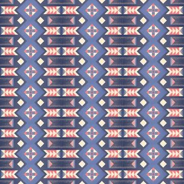 Seamless geometric pattern with squares Stock Illustration
