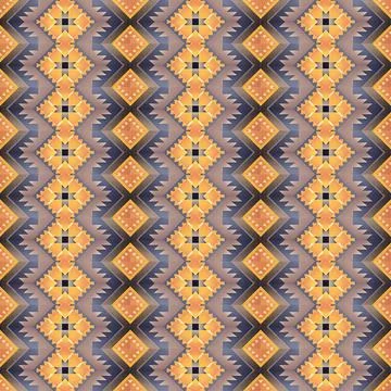 Seamless geometric pattern with squares Stock Illustration